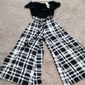 Coco Bianco Palazzo Pant Suit